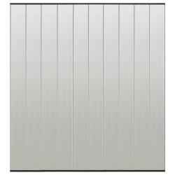 Moustiquaire de porte rideau en maille 10 pcs Noir 240x240 cm