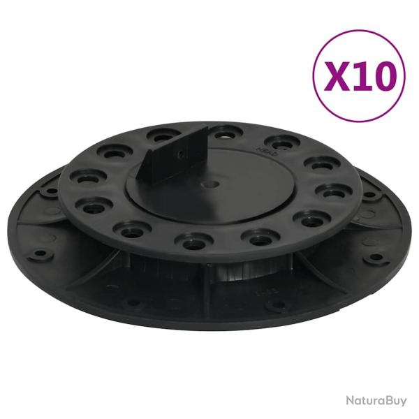 Pieds de terrasse r�glables 10 pcs 20-30 mm