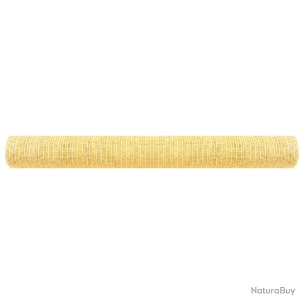 Filet brise-vue en PEHD beige pour le jardin, 1 � 25 m, 150 g/m�