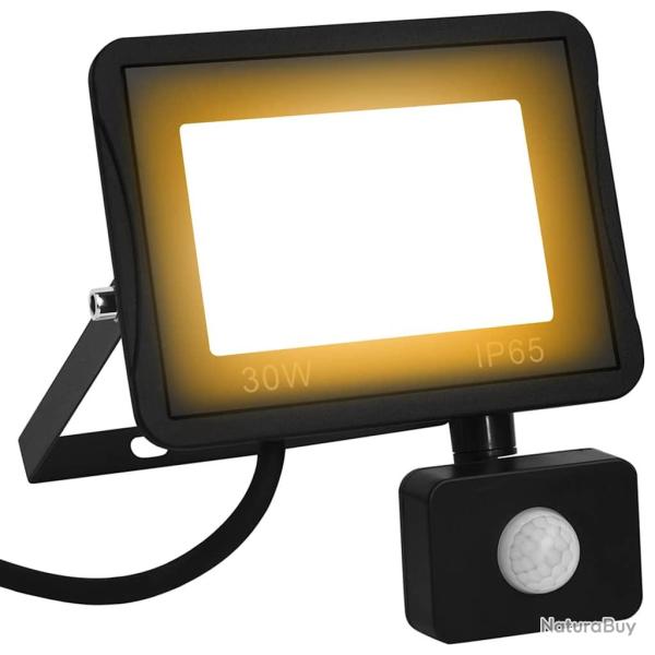 Projecteur � LED avec capteur 30 W Blanc chaud
