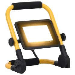 Projecteur &agrave; LED avec poign&eacute;e 30 W Blanc chaud
