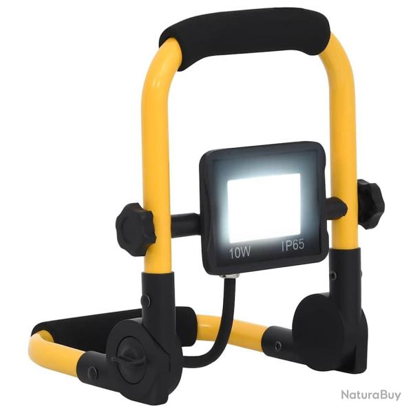 Projecteur � LED avec poign�e 10 W Blanc froid