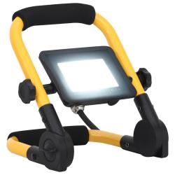 Projecteur &agrave; LED avec poign&eacute;e 20 W Blanc froid