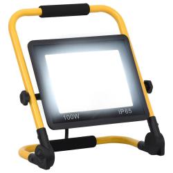 Projecteur &agrave; LED avec poign&eacute;e 100 W Blanc froid