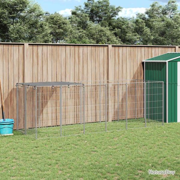 Chenil Argent� 330x110x110 cm Acier