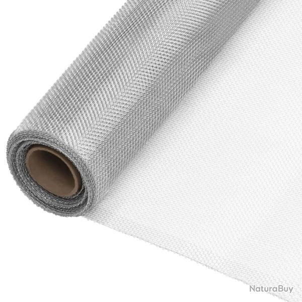 �cran en treillis Aluminium 80x1000 cm Argent�