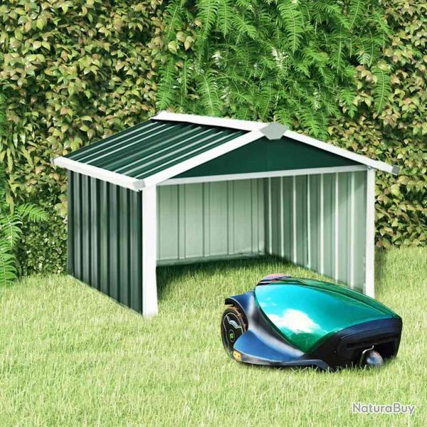 Abri tondeuse robot de 92x97x63 cm Acier galvanis� Vert