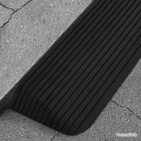Rampes de seuil 2 pcs 110x41x5 cm Caoutchouc