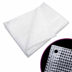 B&acirc;che de gaze 140 g/m&sup2; 4x4 m Blanc