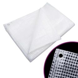 B&acirc;che de gaze 140 g/m&sup2; 6x8 m Blanc