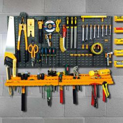 Panneau porte-outils 500x1000 mm 50 crochets PP