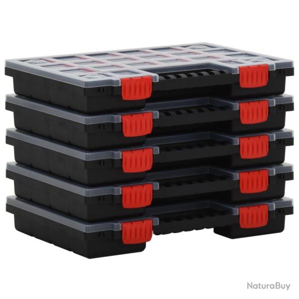 Bo�tes d'assortiment 5 pcs 34,5x25x5 cm Polypropyl�ne