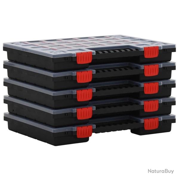 Bo�tes d'assortiment 5 pcs 40x30x5 cm Polypropyl�ne