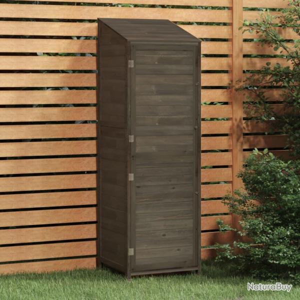 Remise de  Anthracite 55x52x174,5 cm Bois de sapin solide
