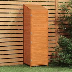Remise de  Marron 55x52x174,5 cm Bois de sapin solide