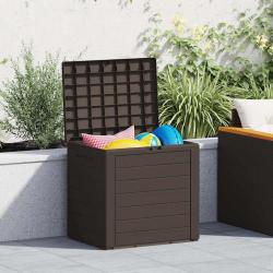 Bo&icirc;te de stockage de Marron 58,5x46x55 cm Polypropyl&egrave;ne