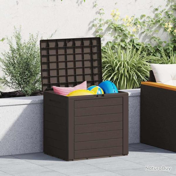 Bo�te de stockage de Marron 58,5x46x55 cm Polypropyl�ne