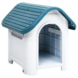 Niche pour chien Bleu 59x75x66 cm Polypropyl&egrave;ne