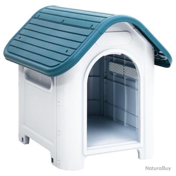 Niche pour chien Bleu 59x75x66 cm Polypropyl�ne