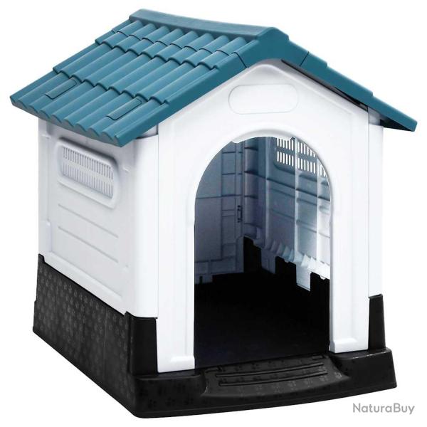 Niche pour chien Bleu 57x68x66 cm Polypropyl�ne