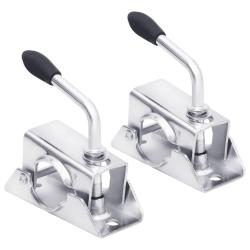 Pinces de roue de jauge 2 pcs 13,5x6,5x14 cm Acier galvanis&eacute;