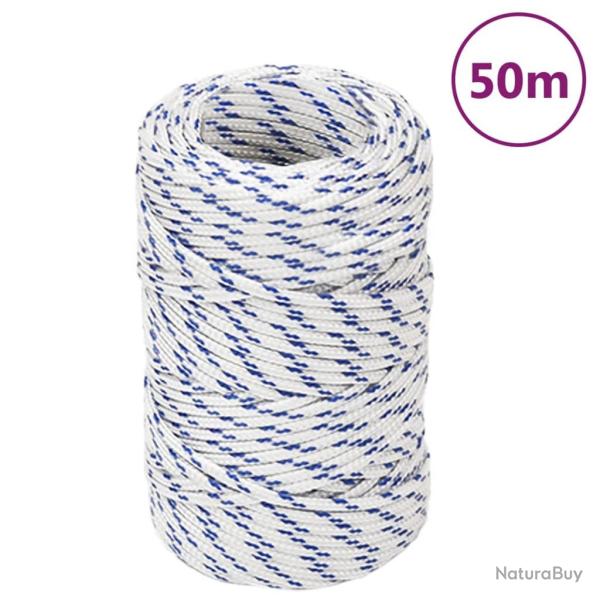 Corde de bateau Blanc 2 mm 50 m Polypropyl�ne
