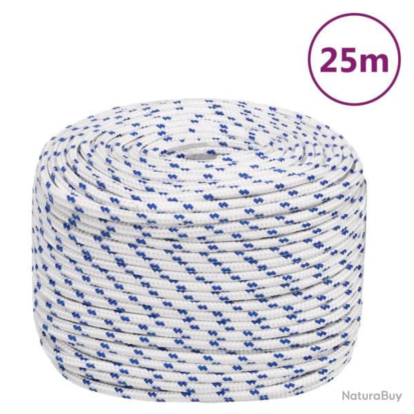 Corde de bateau Blanc 8 mm 25 m Polypropyl�ne