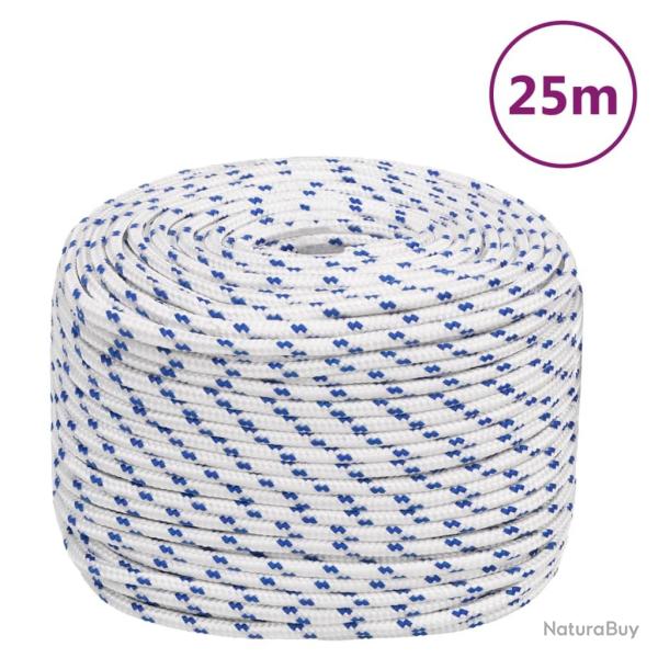Corde de bateau Blanc 10 mm 25 m Polypropyl�ne