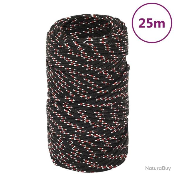 Corde de bateau Noir 2 mm 25 m Polypropyl�ne