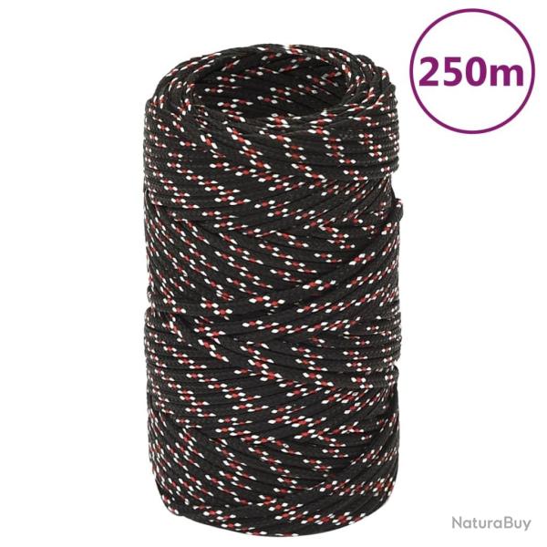 Corde de bateau Noir 2 mm 250 m Polypropyl�ne