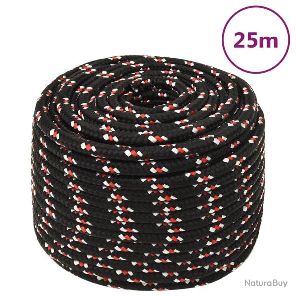 Corde de bateau Noir 14 mm 25 m Polypropyl�ne
