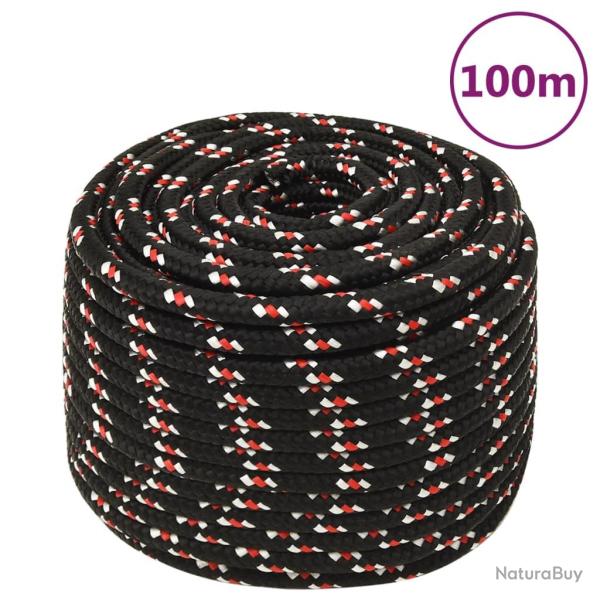 Corde de bateau Noir 14 mm 100 m Polypropyl�ne