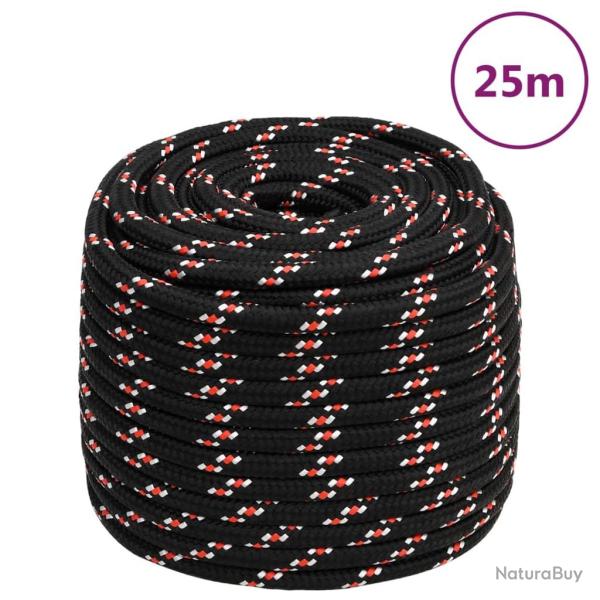 Corde de bateau Noir 16 mm 25 m Polypropyl�ne