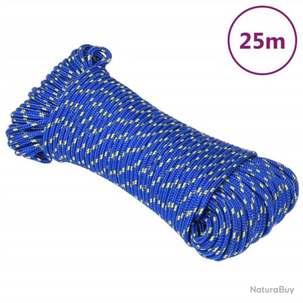 Corde de bateau Bleu 5 mm 25 m Polypropyl�ne