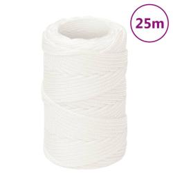 Corde de bateau Blanc complet 2 mm 25 m Polypropyl&egrave;ne