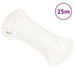 Corde de bateau Blanc complet 3 mm 25 m Polypropyl&egrave;ne