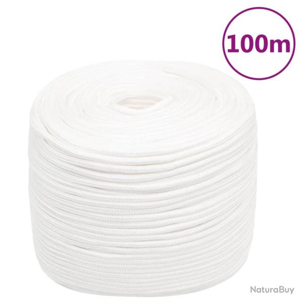Corde de bateau Blanc complet 6 mm 100 m Polypropyl�ne