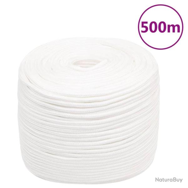 Corde de bateau Blanc complet 10 mm 500 m Polypropyl�ne
