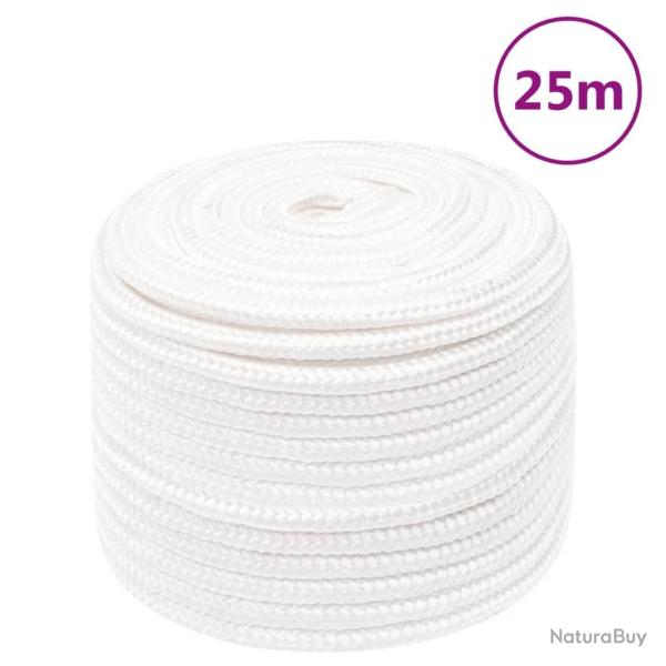 Corde de bateau Blanc complet 12 mm 25 m Polypropyl�ne