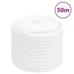 Corde de bateau Blanc complet 16 mm 50 m Polypropyl&egrave;ne