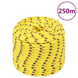Corde de bateau Jaune 14 mm 250 m Polypropyl&egrave;ne