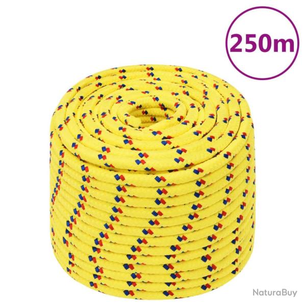 Corde de bateau Jaune 14 mm 250 m Polypropyl�ne