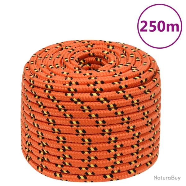 Corde de bateau Orange 12 mm 250 m Polypropyl�ne