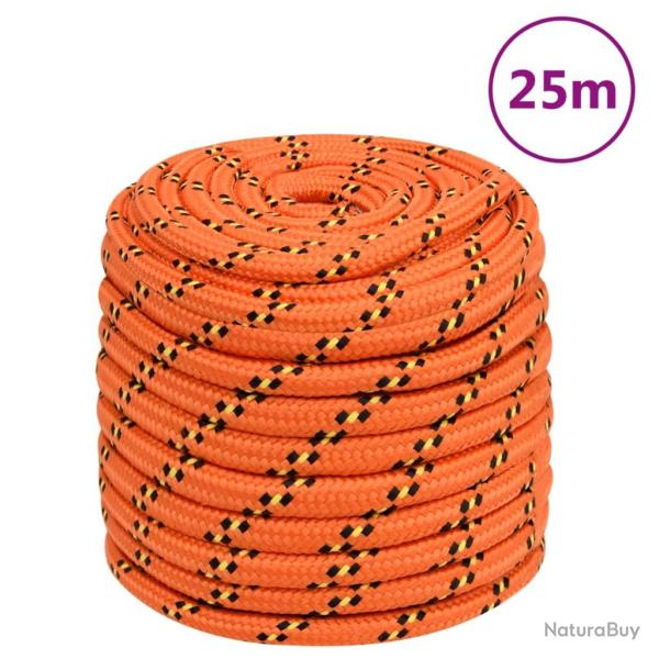 Corde de bateau Orange 18 mm 25 m Polypropyl�ne