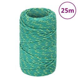 Corde de bateau Vert 2 mm 25 m Polypropyl&egrave;ne