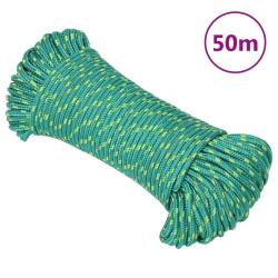 Corde de bateau Vert 3 mm 50 m Polypropyl&egrave;ne
