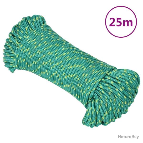 Corde de bateau Vert 5 mm 25 m Polypropyl�ne