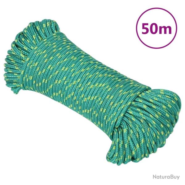 Corde de bateau Vert 5 mm 50 m Polypropyl�ne