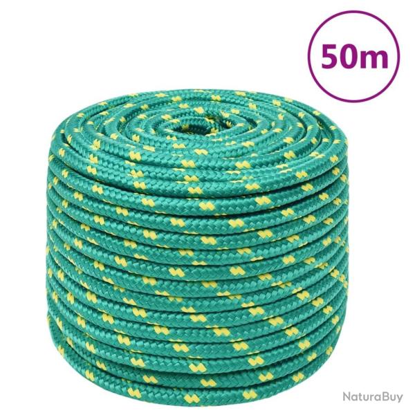 Corde de bateau Vert 14 mm 50 m Polypropyl�ne