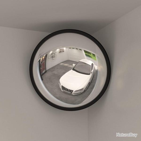 Miroir de circulation convexe d'int�rieur Noir � 40 cm Acrylique